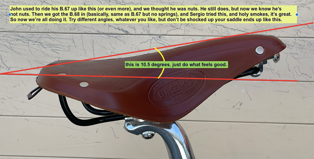 Brooks B68 Saddle