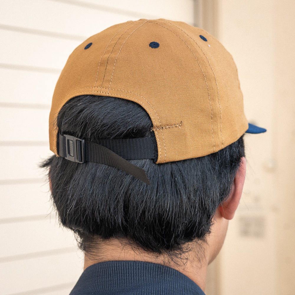 Bicycle Fan Club Hat - Stubby - Brown-n-Blue