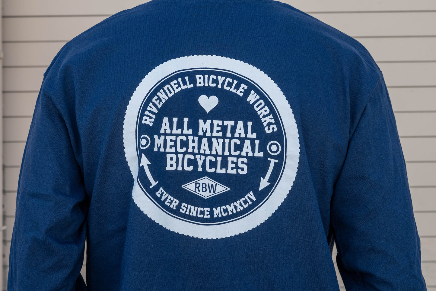 All Metal, All Mechanical Riv Pocket Long Sleeve - Navy