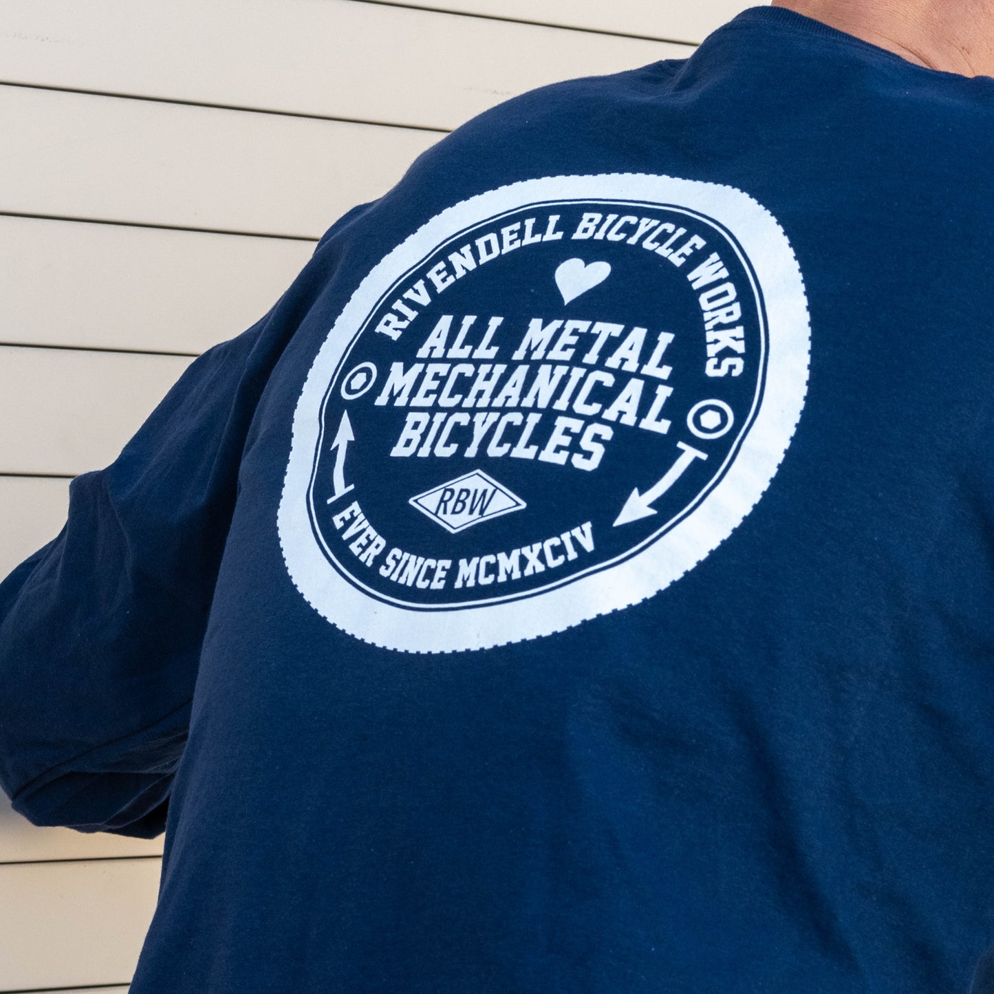 All Metal, All Mechanical Riv Pocket Long Sleeve - Navy
