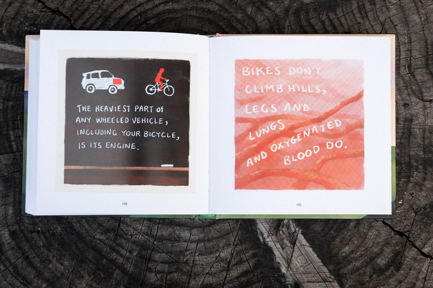 Bicycle Sentences Book