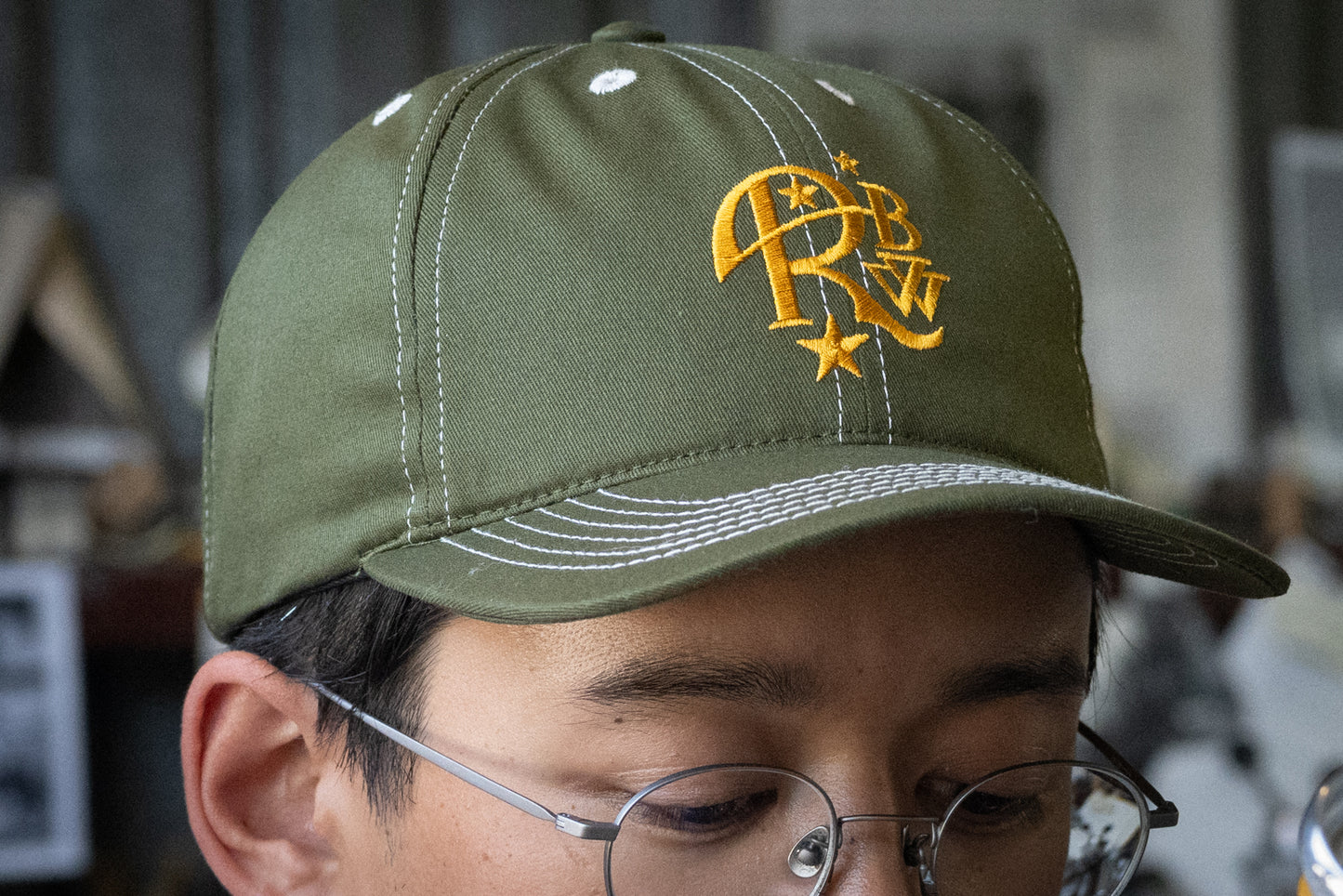 RBW Cap - Green with White and Gold