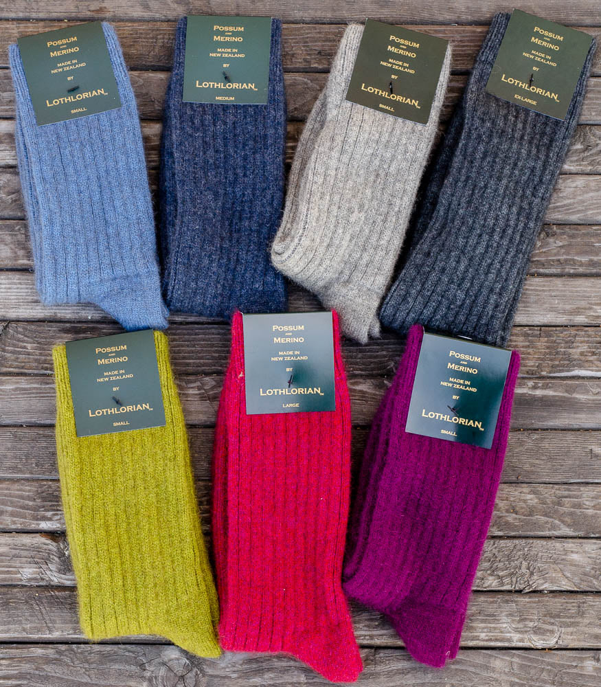 Possum Merino Socks from New Zealand