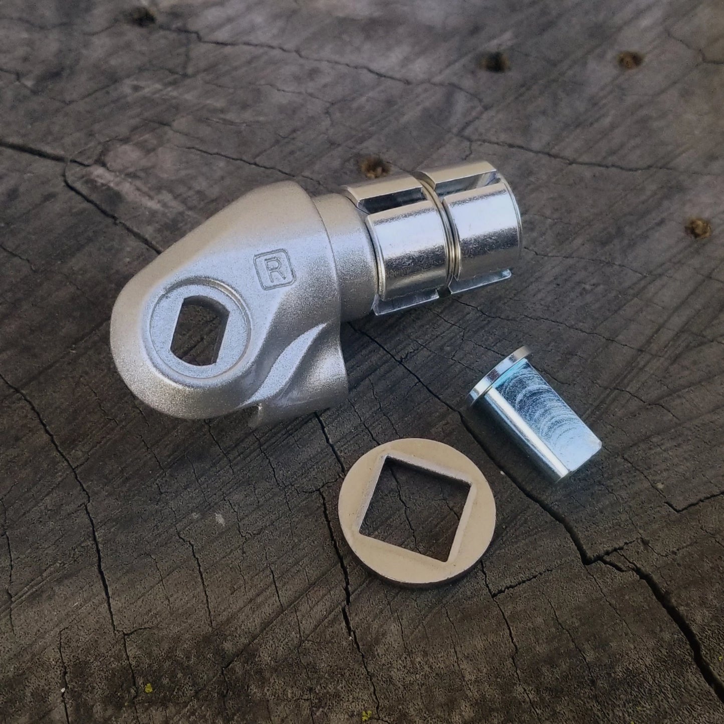 Shifter Mount - Silver Bar End Pod (each)