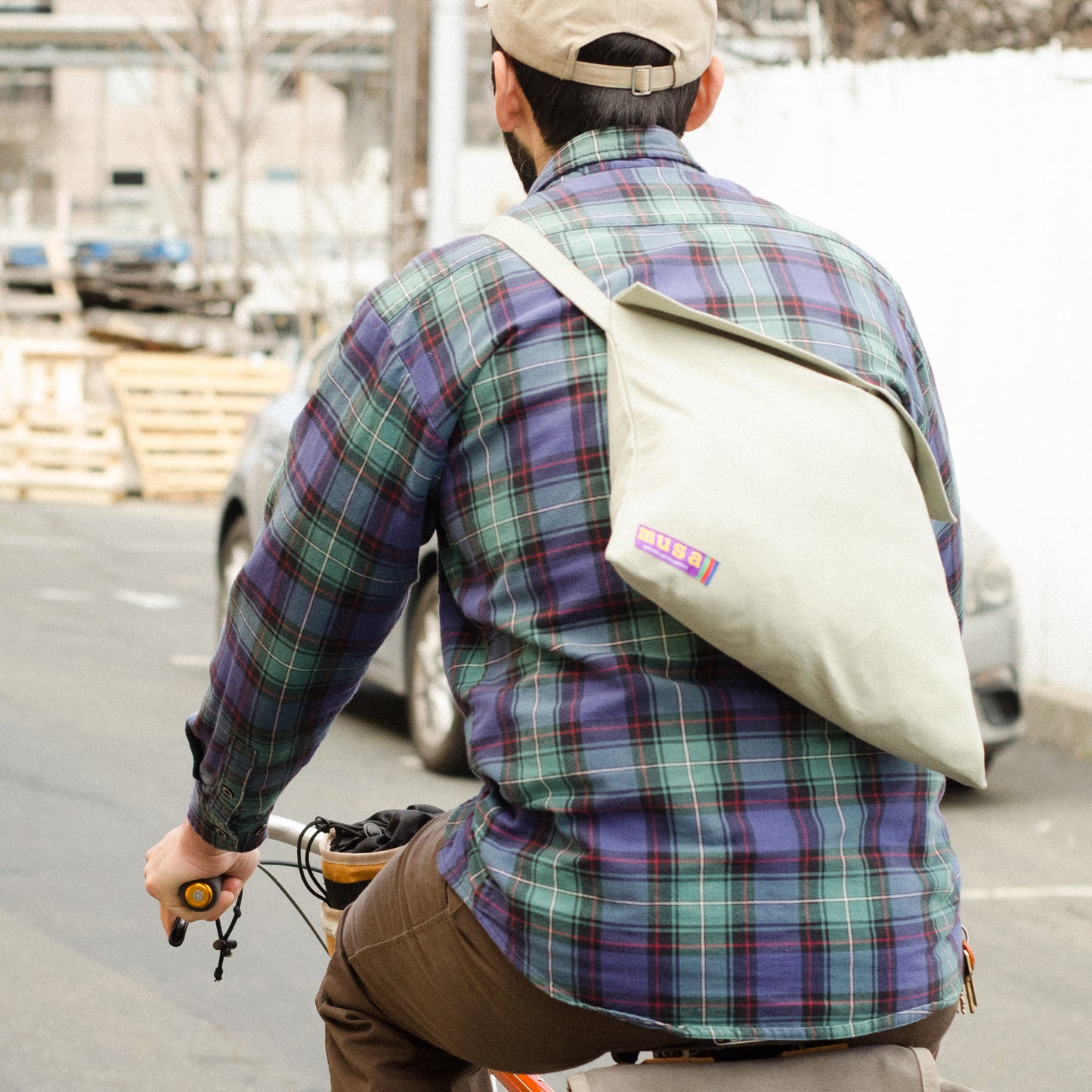 MUSAette - a simple bag made of nice fabric. A Tuition Special!