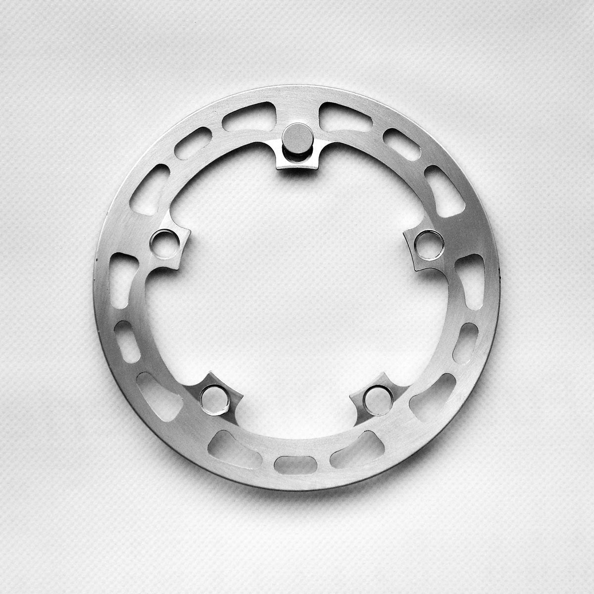 Silver Chainring Guard