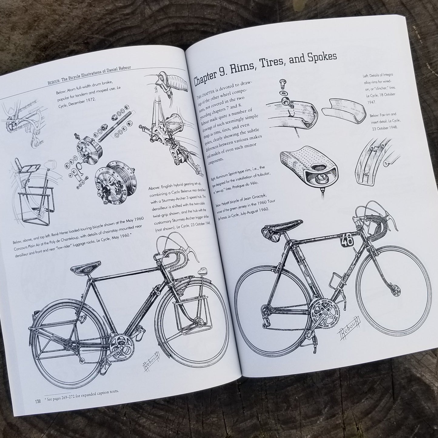Book - The Bicycle Illustrations of Daniel Rebour