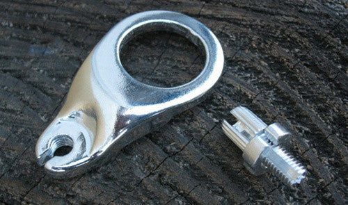 Brake Hardware - cable hanger, front, Aluminum