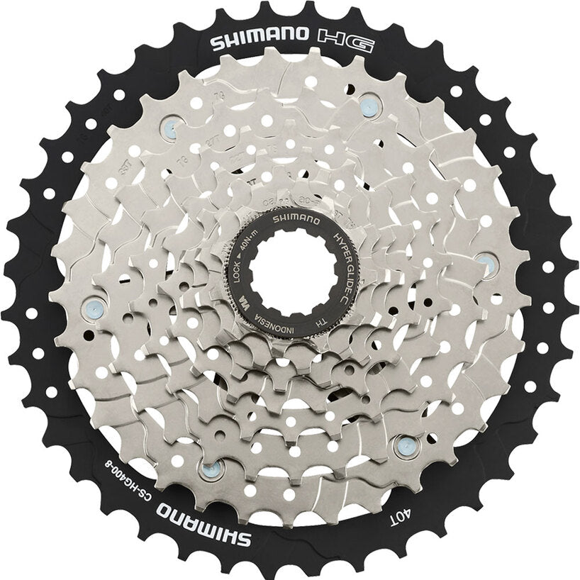 Cassette, Shimano 8 speed wide range