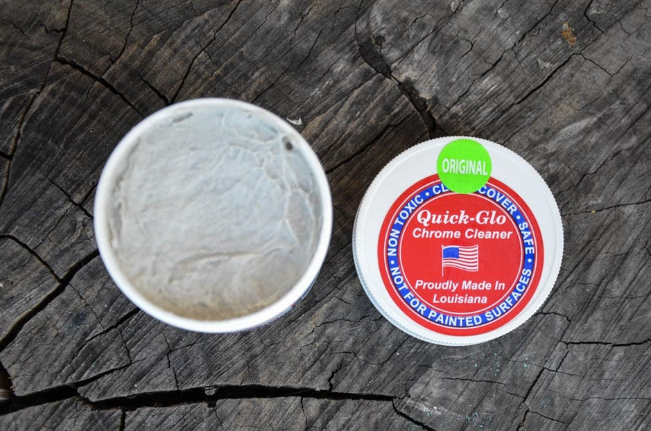 Quick-Glo rust remover/metal polisher for bike parts and pots & pans