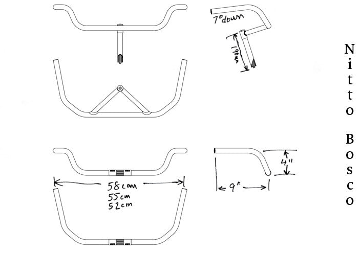 Handlebar - Nitto Bosco