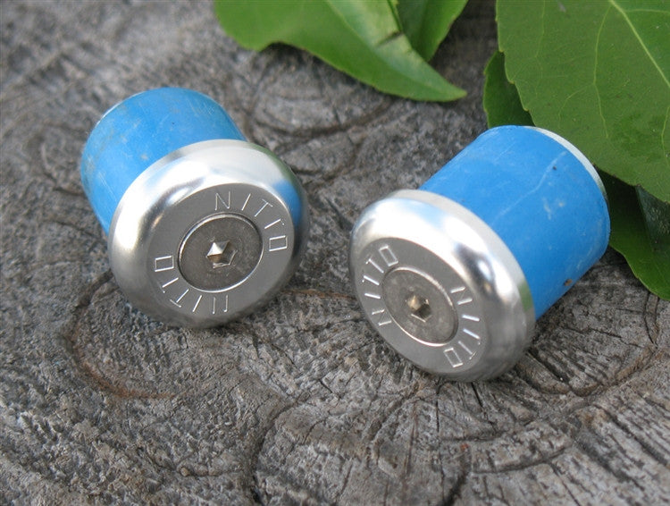 Handlebar Plugs - Nitto, Silver