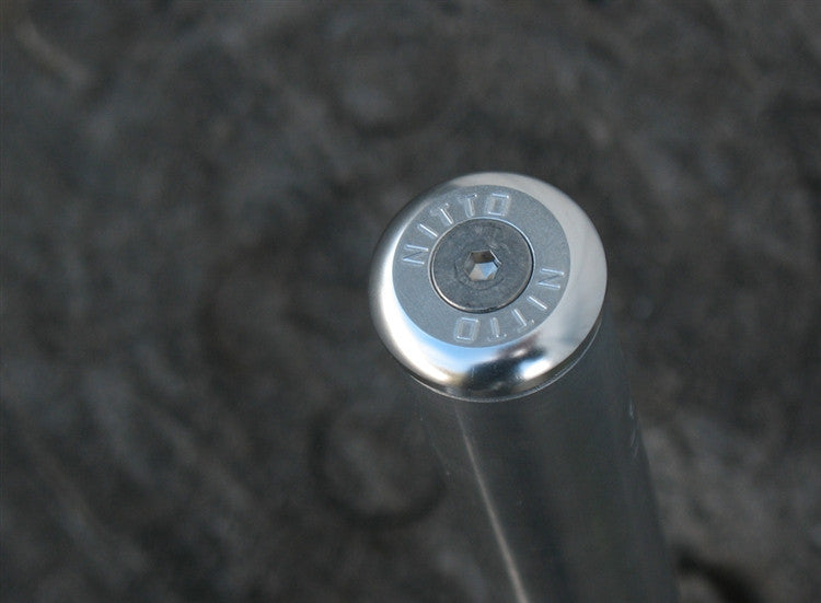 Handlebar Plugs - Nitto, Silver