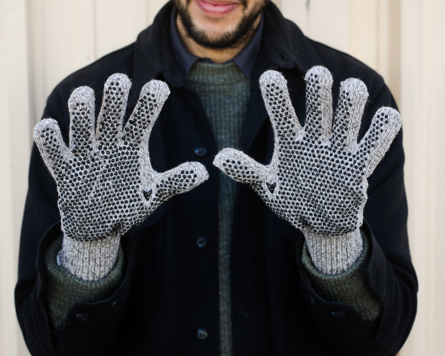 GLOVES of World CHAMPIONS (formerly "Dotty Wool Gloves"), pair