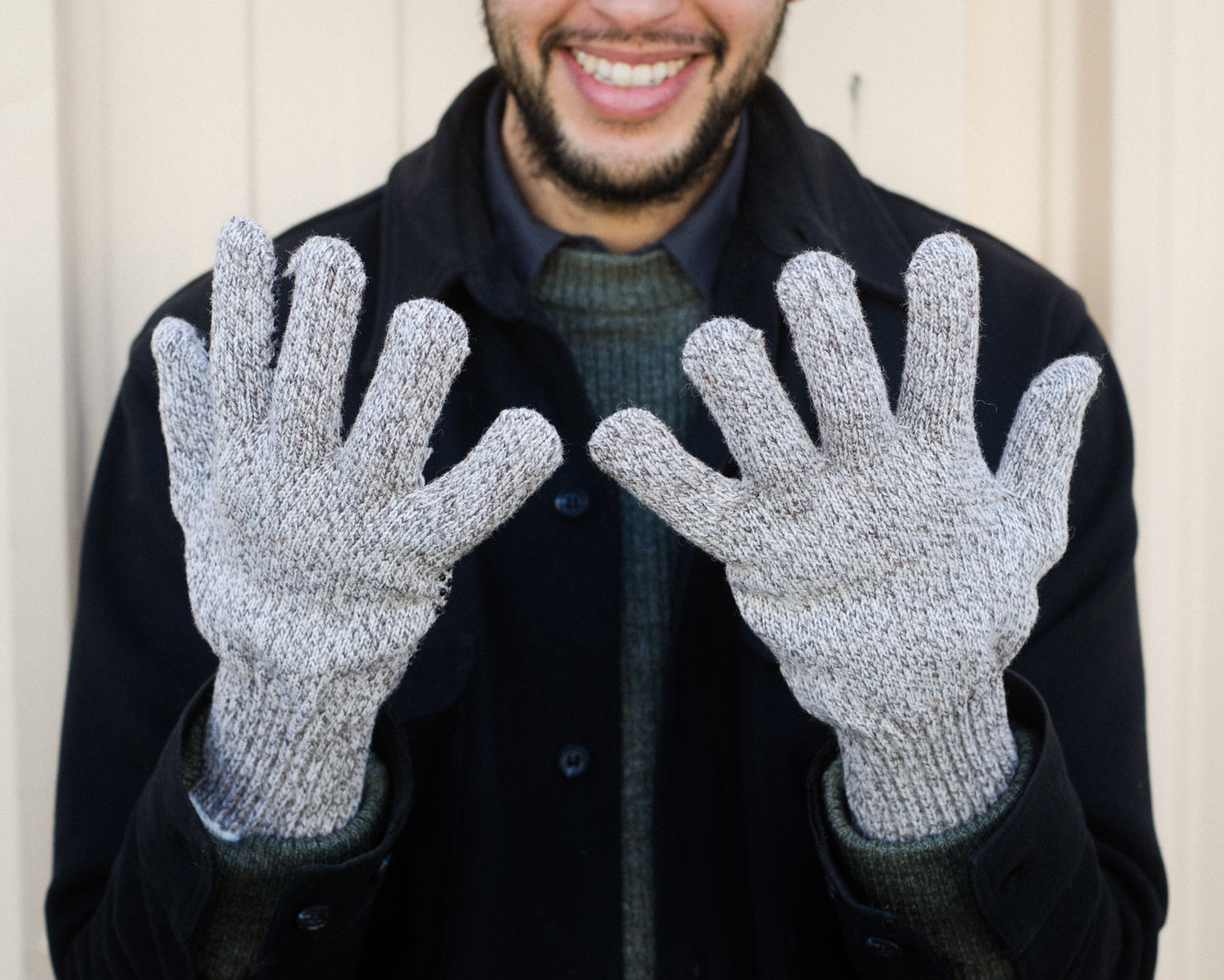 GLOVES of World CHAMPIONS (formerly "Dotty Wool Gloves"), pair