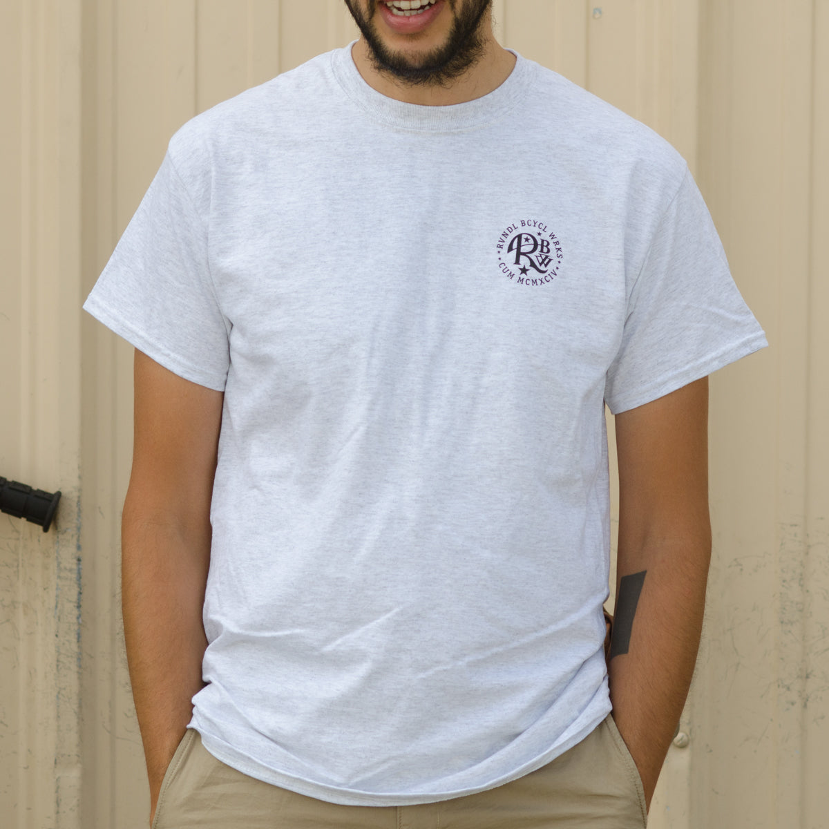 Peace Wheel Tee - Ash