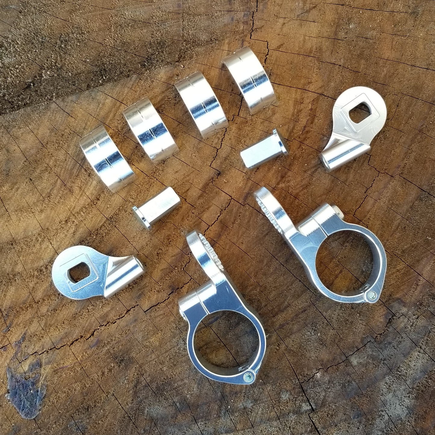 ThumbShifter Mount handlebar clamp for Silver shifters (each)