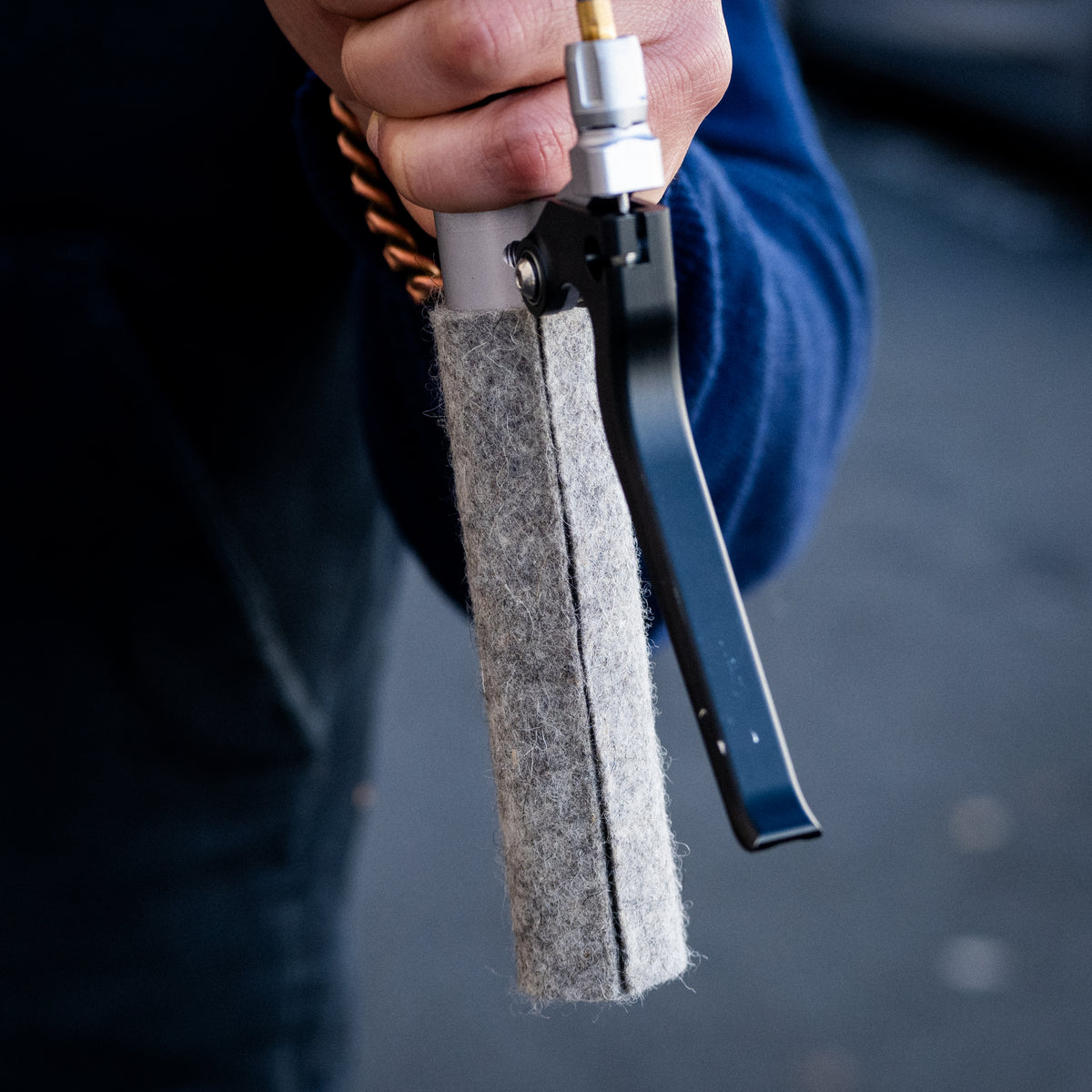 Wool Felt Grips. Somewhat DIY