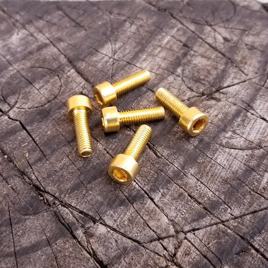 Jim Allen Bolt M5 x 16mm, brass (each)