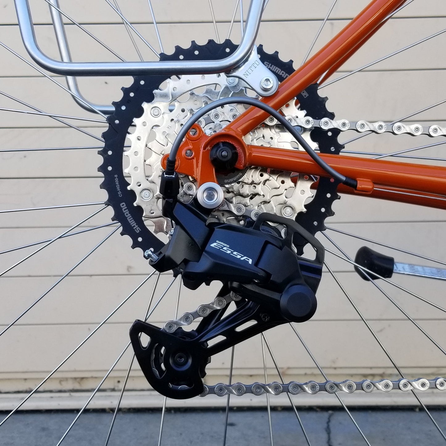 Cassette, Shimano 8 speed wide range