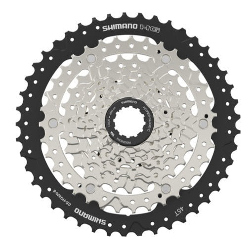 Cassette, Shimano 8 speed wide range