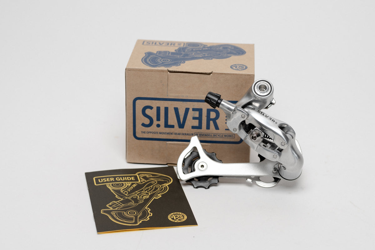 Derailer - Rear - Silver OM-1 (reverse action) - 1 per customer please