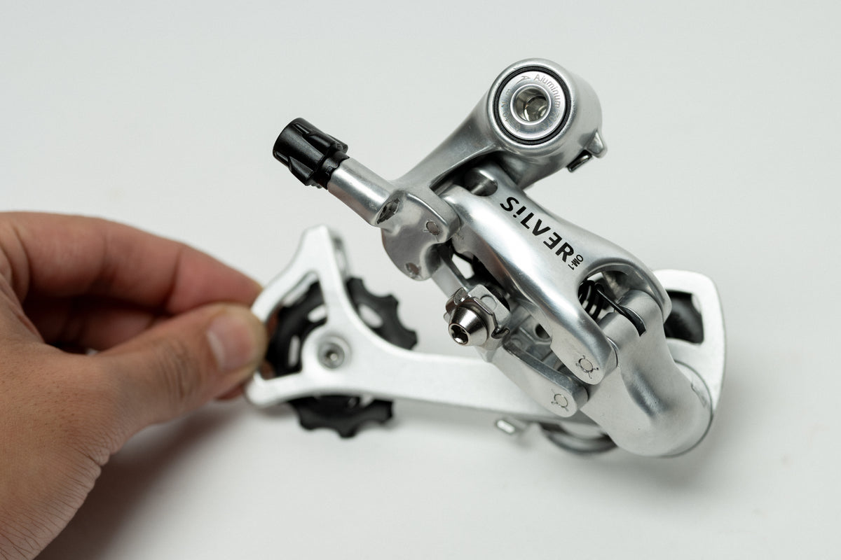 Derailer - Rear - Silver OM-1 (reverse action) - 1 per customer please