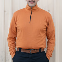 Aussie Wool Long Sleeve 1/4 zip turtleneck