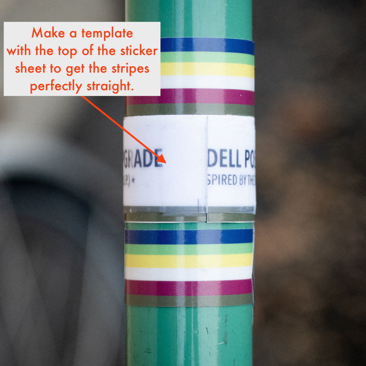 Rivendell World Champion Stripe Sticker