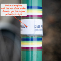 Rivendell World Champion Stripe Sticker