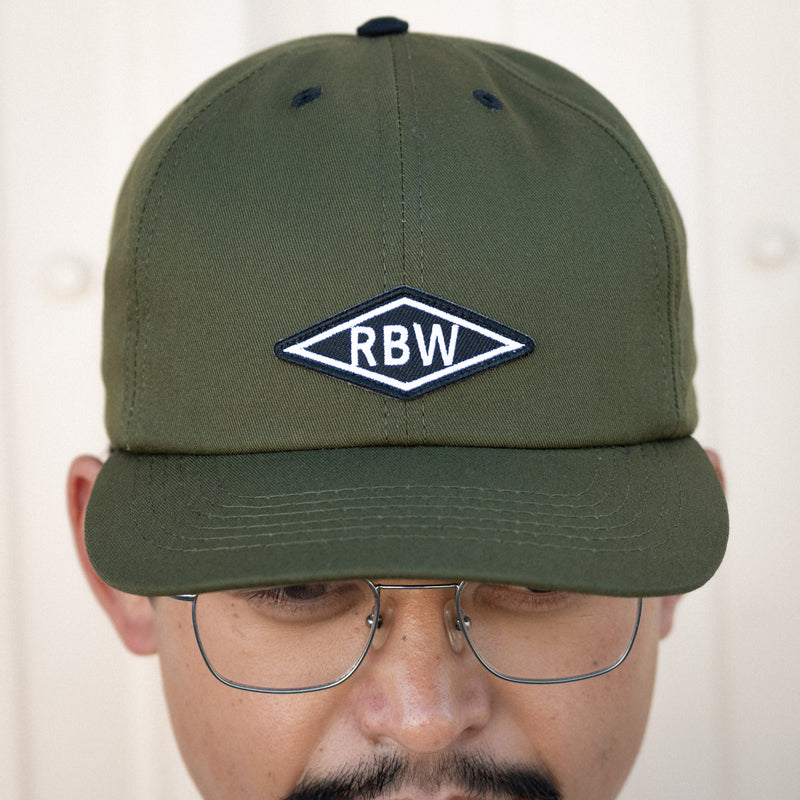 RBW Diamond Hat. Organic Cotton, Made in Ohio.