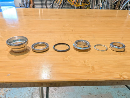 Headset - FSA Silver 1 inch, threaded