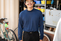 Aussie Wool superlightweight (SLW) SuperNeck (MOCK-t) Long-Sleeve