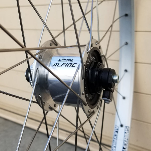 Shimano Alfine DH-S501 dynamo hub, silver