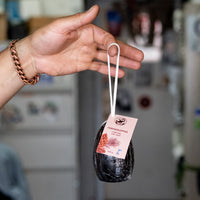 Finnish Pine Tar Soap, on a rope.