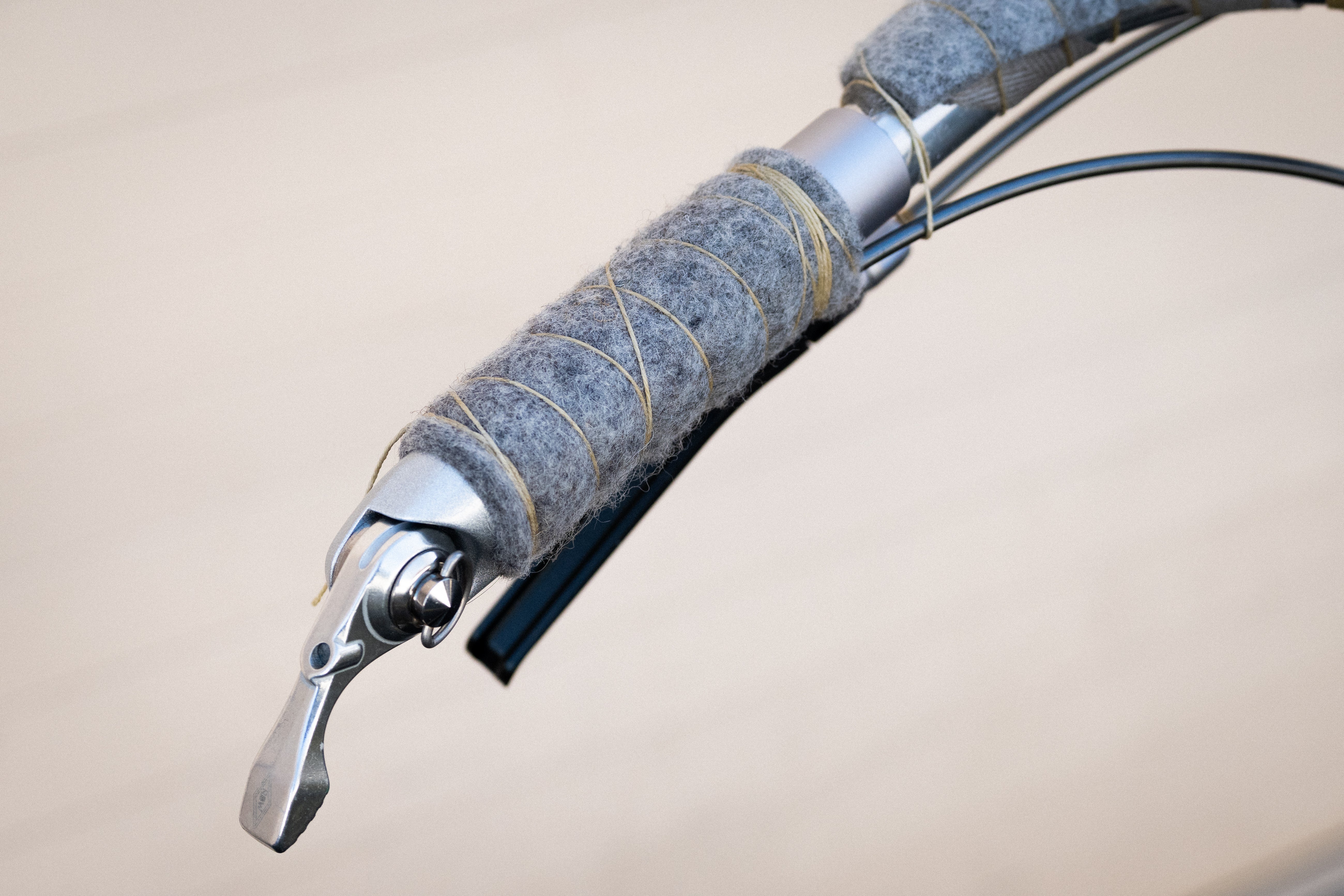 Wool Felt Grips. Somewhat DIY. Newbaum's – Rivendell Bicycle Works
