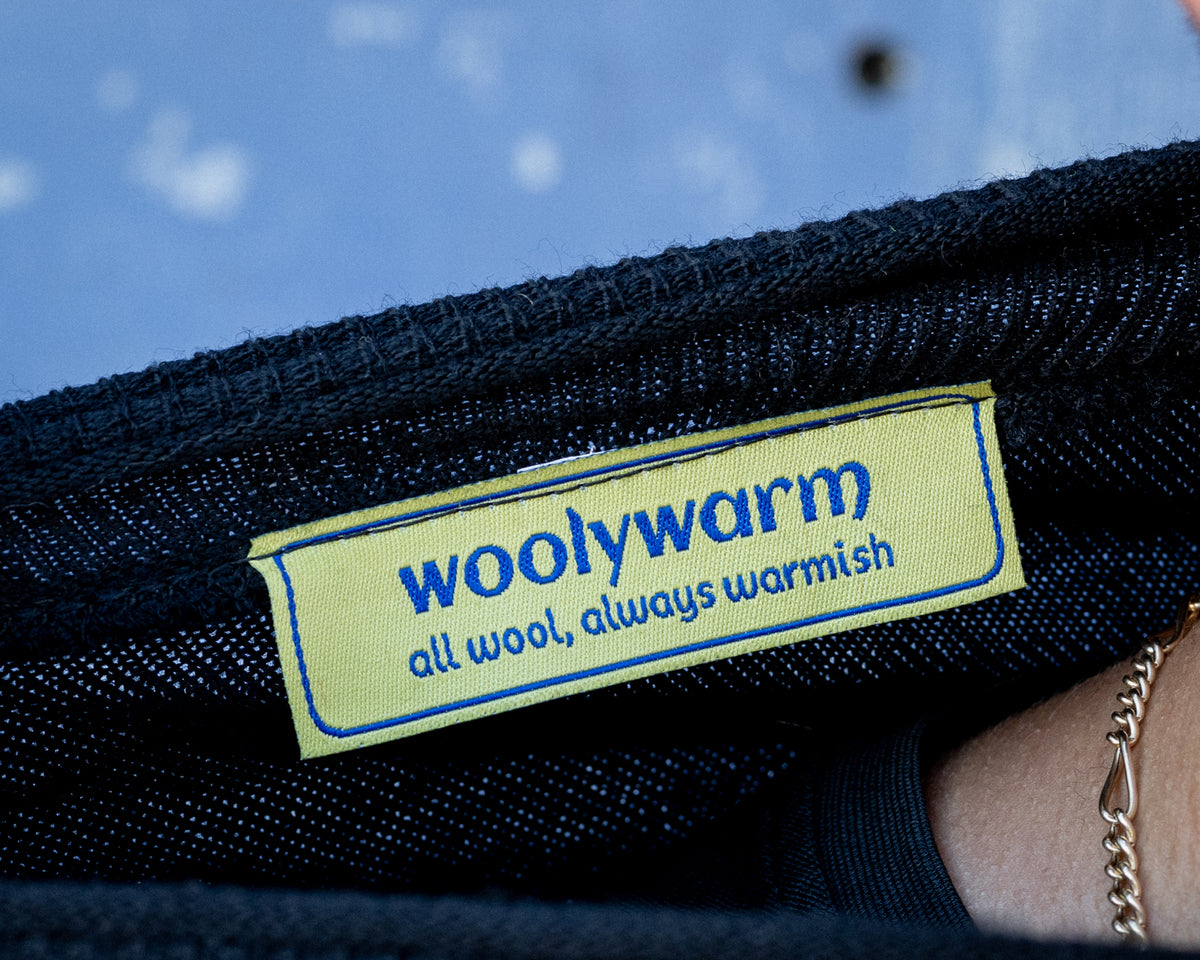 Woolywarm Black Rollneck Sweater