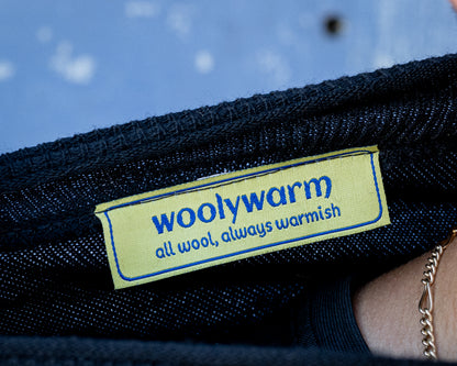 Woolywarm Black Rollneck Sweater