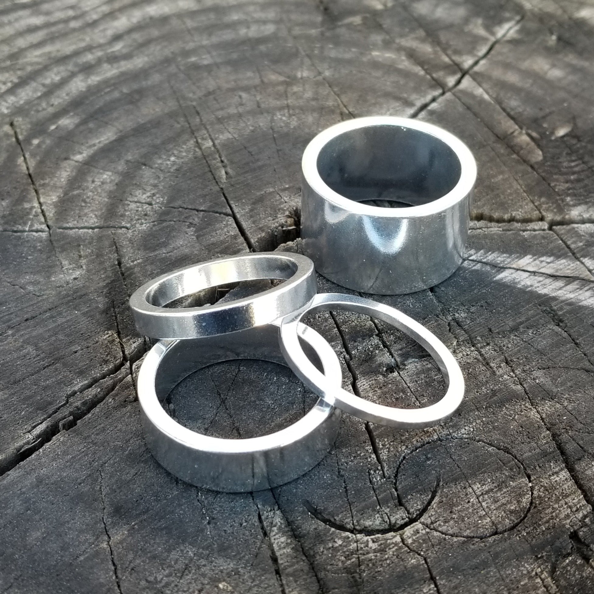 Silver spacers on sale