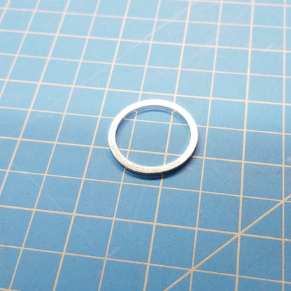 Aluminum Headset Spacer, Silver, 1 inch