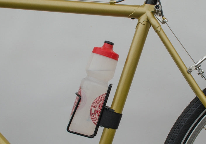 Twofish QuickCage / Strap-on WaterBottle Cage, chrome