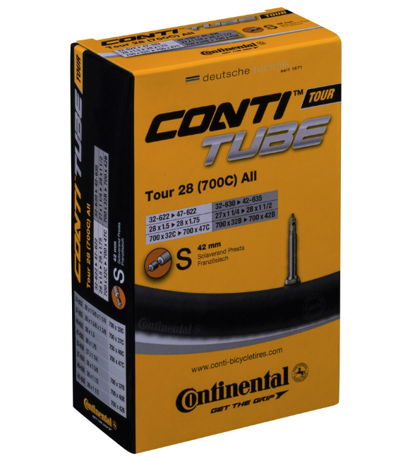 INNER TUBE Continental, 700c x 32 - 47 (Tour or CX)