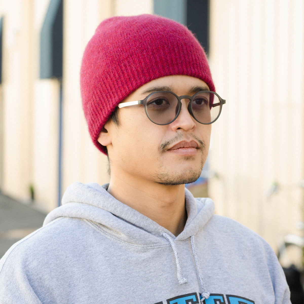 Possum Merino Wool Beanies: Assorted styles and colors.