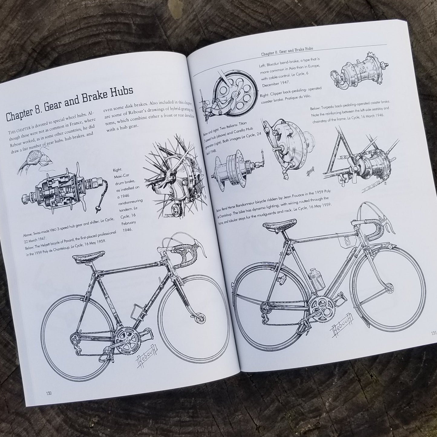 Book - The Bicycle Illustrations of Daniel Rebour