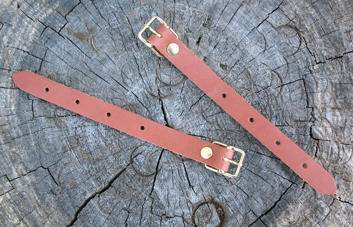 Sackville leather strap, SHORT Buckle 8.5" - each