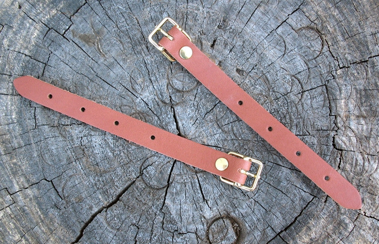 Sackville leather strap, SHORT Buckle 7" - each