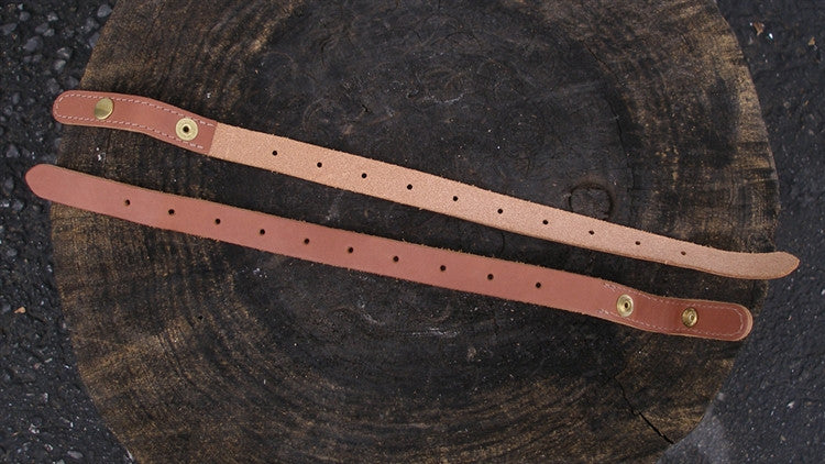 Sackville leather strap, LONG Snap 17" - each