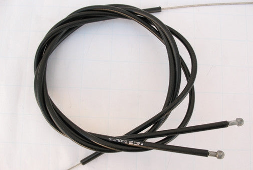 Shimano black Cheapy Road Brake Cables/Housing, pair