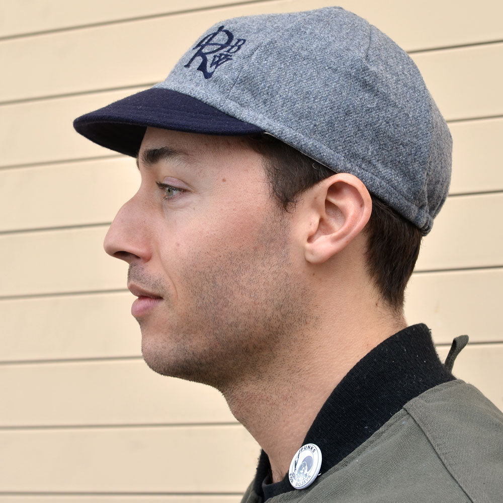 Grey Wooly Stubby Cap, Randi Jo