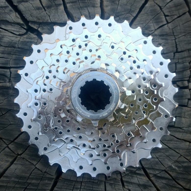 Cassette, Shimano 8 speed wide range